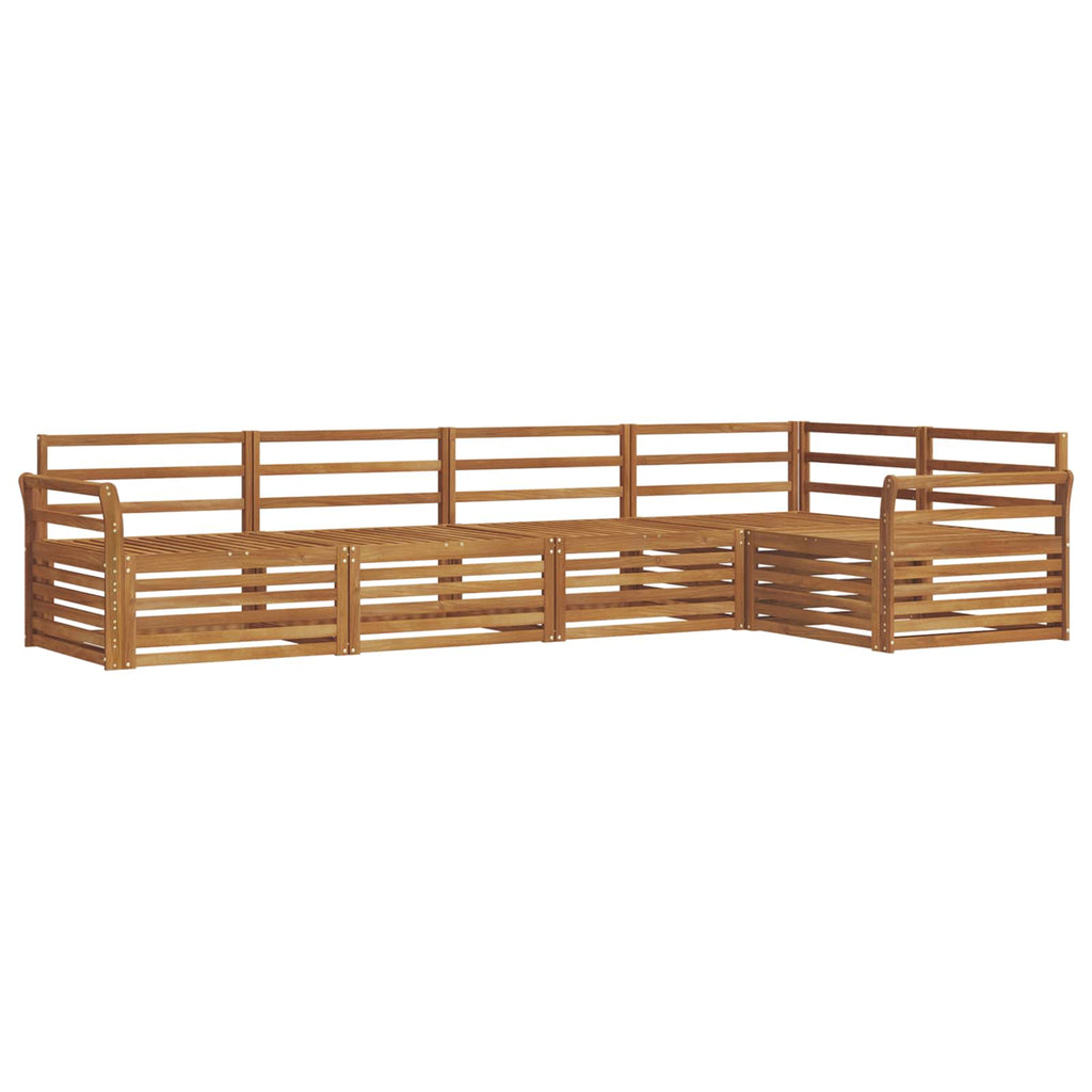 vidaXL Zestaw sof na zewnątrz 5 pcs Naturalny