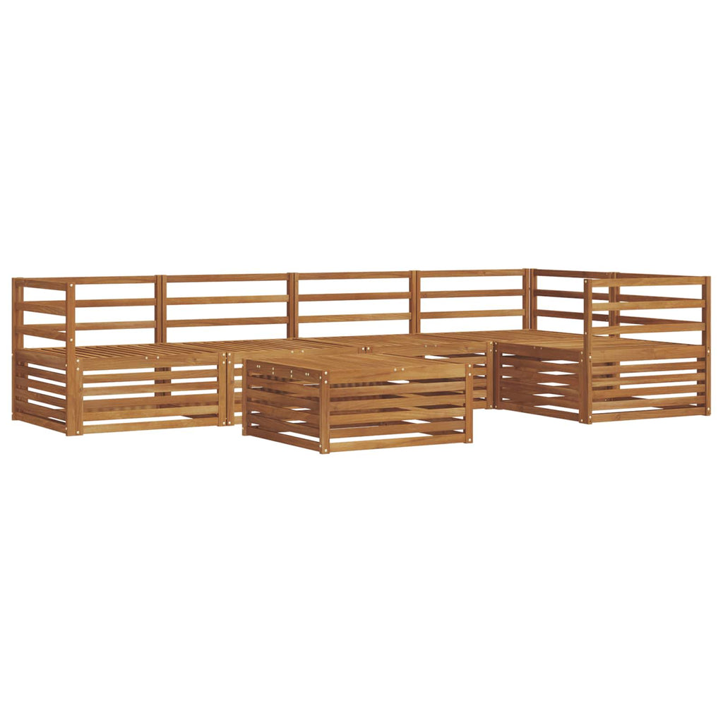 vidaXL Zestaw sof na zewnątrz 6 pcs Naturalny