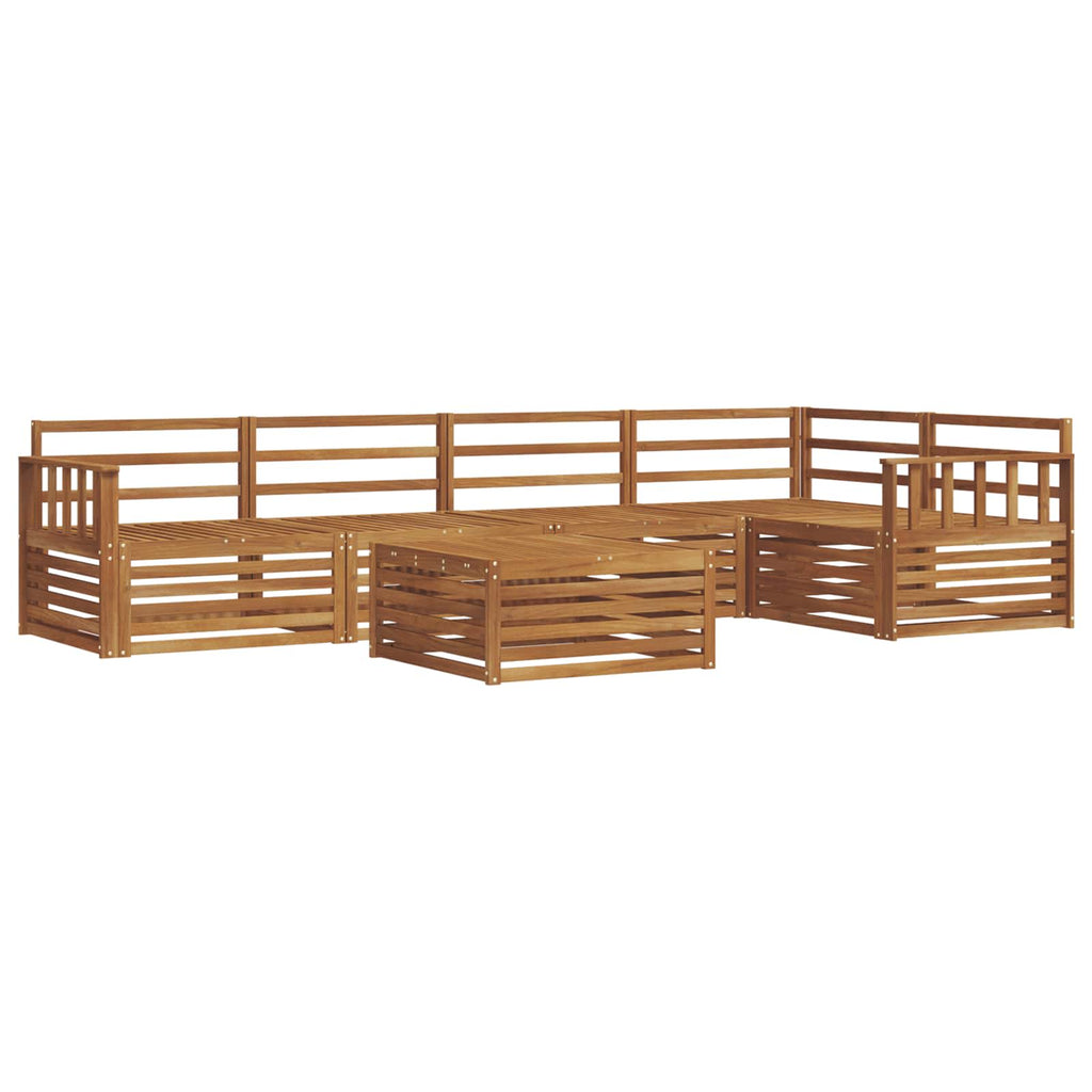 vidaXL Zestaw sof na zewnątrz 6 pcs Naturalny