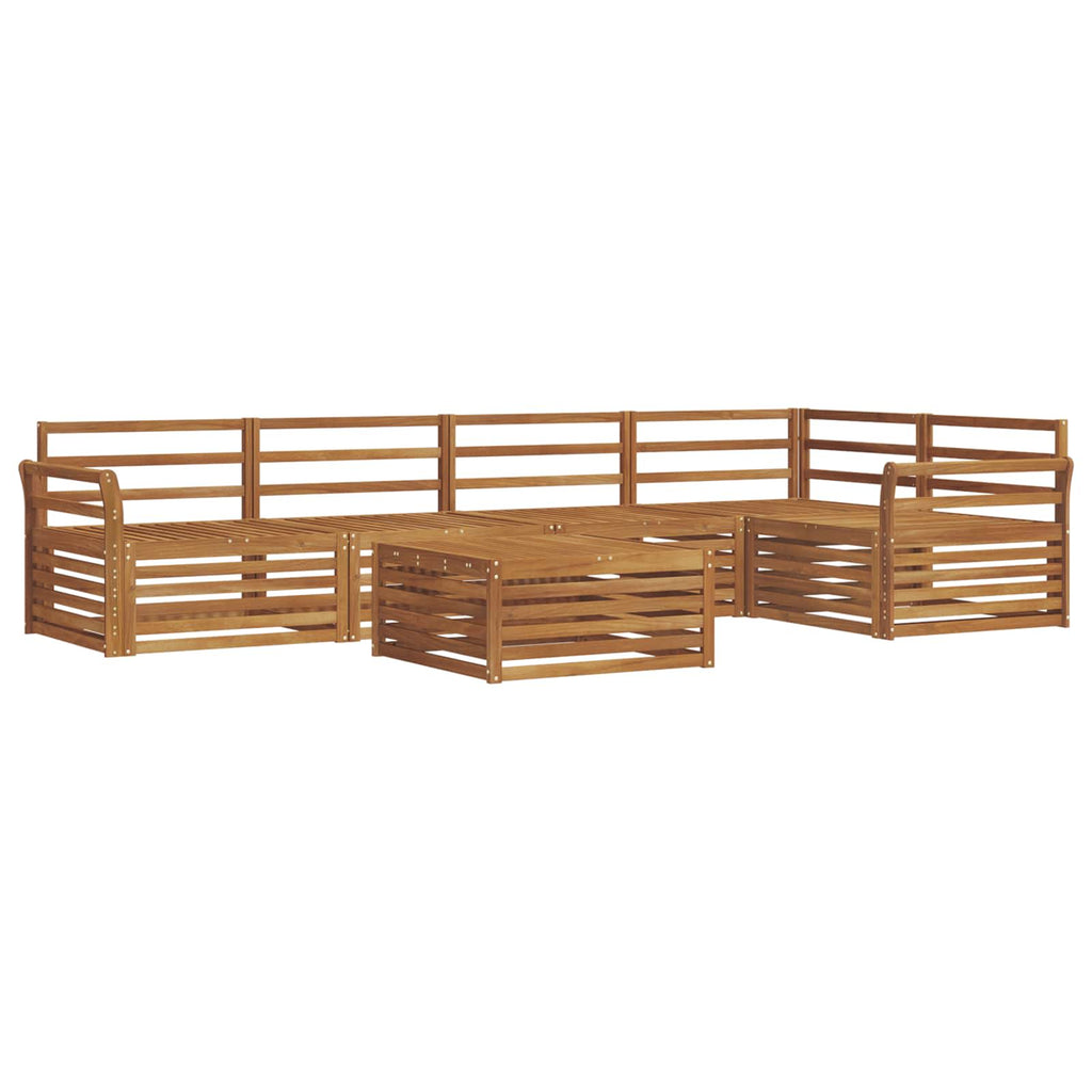 vidaXL Zestaw sof na zewnątrz 6 pcs Naturalny