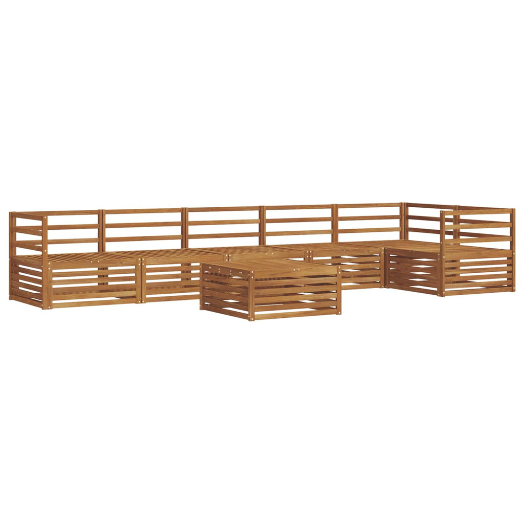 vidaXL Zestaw sof na zewnątrz 7 pcs Naturalny