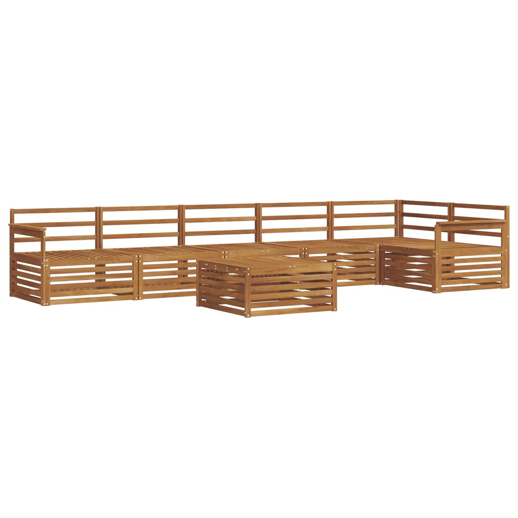 vidaXL Zestaw sof na zewnątrz 7 pcs Naturalny