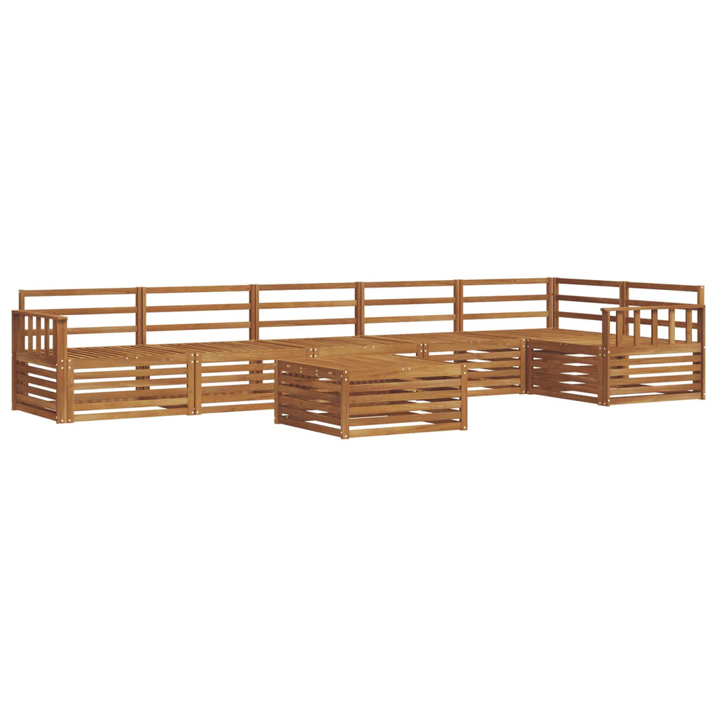 vidaXL Zestaw sof na zewnątrz 7 pcs Naturalny