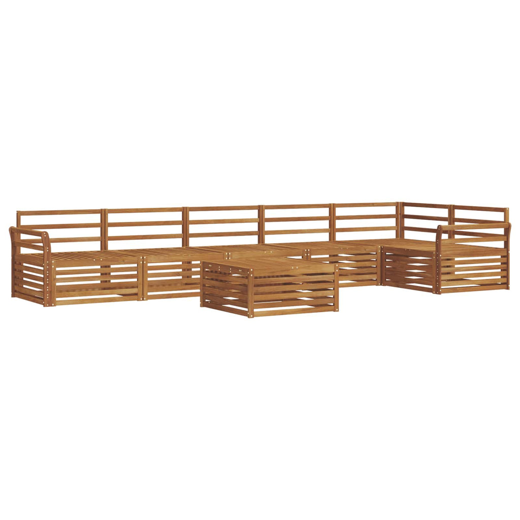 vidaXL Zestaw sof na zewnątrz 7 pcs Naturalny