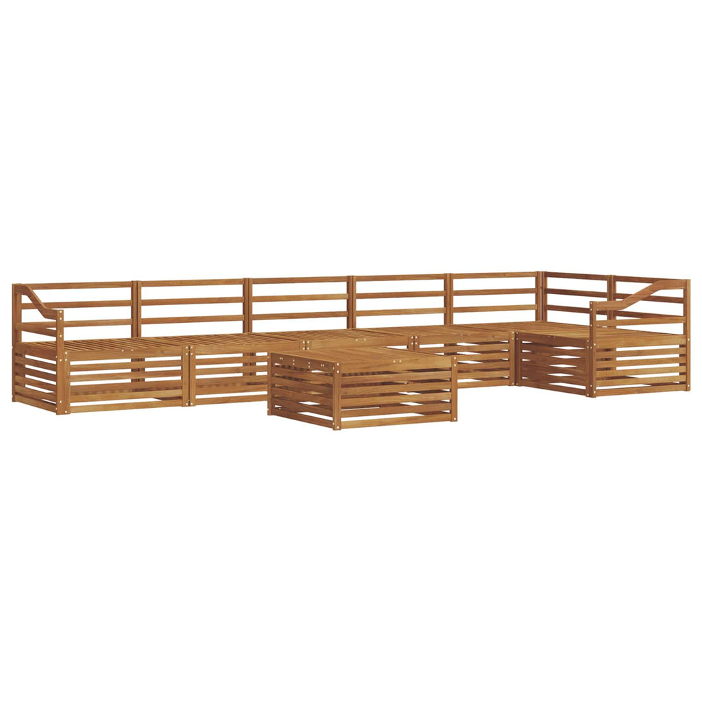 vidaXL Zestaw sof na zewnątrz 7 pcs Naturalny