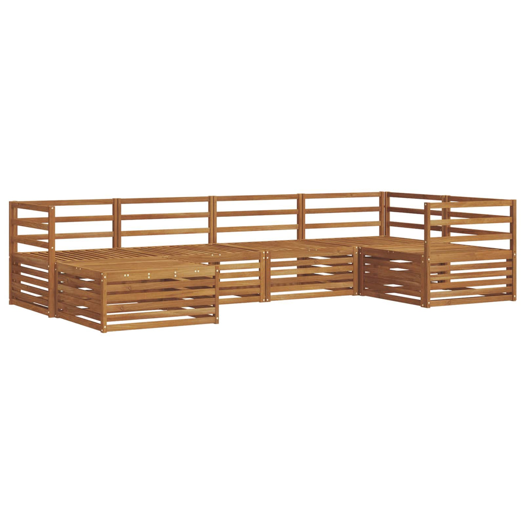vidaXL Zestaw sof na zewnątrz 6 pcs Naturalny Lite Drewno Akacji