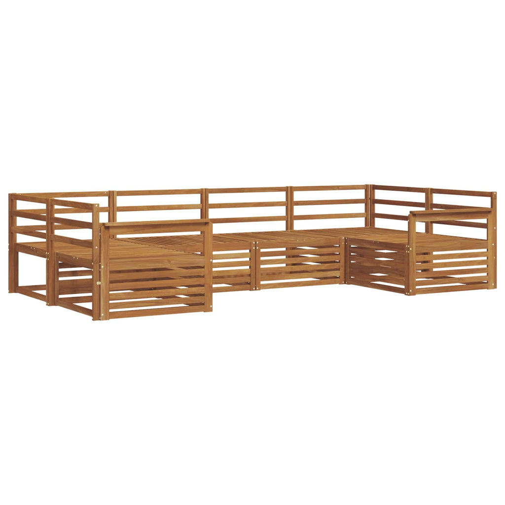 vidaXL Zestaw sof na zewnątrz 6 pcs Naturalny