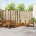 vidaXL Zestawy sof 6 pcs Naturalny Lite Drewno Akacji