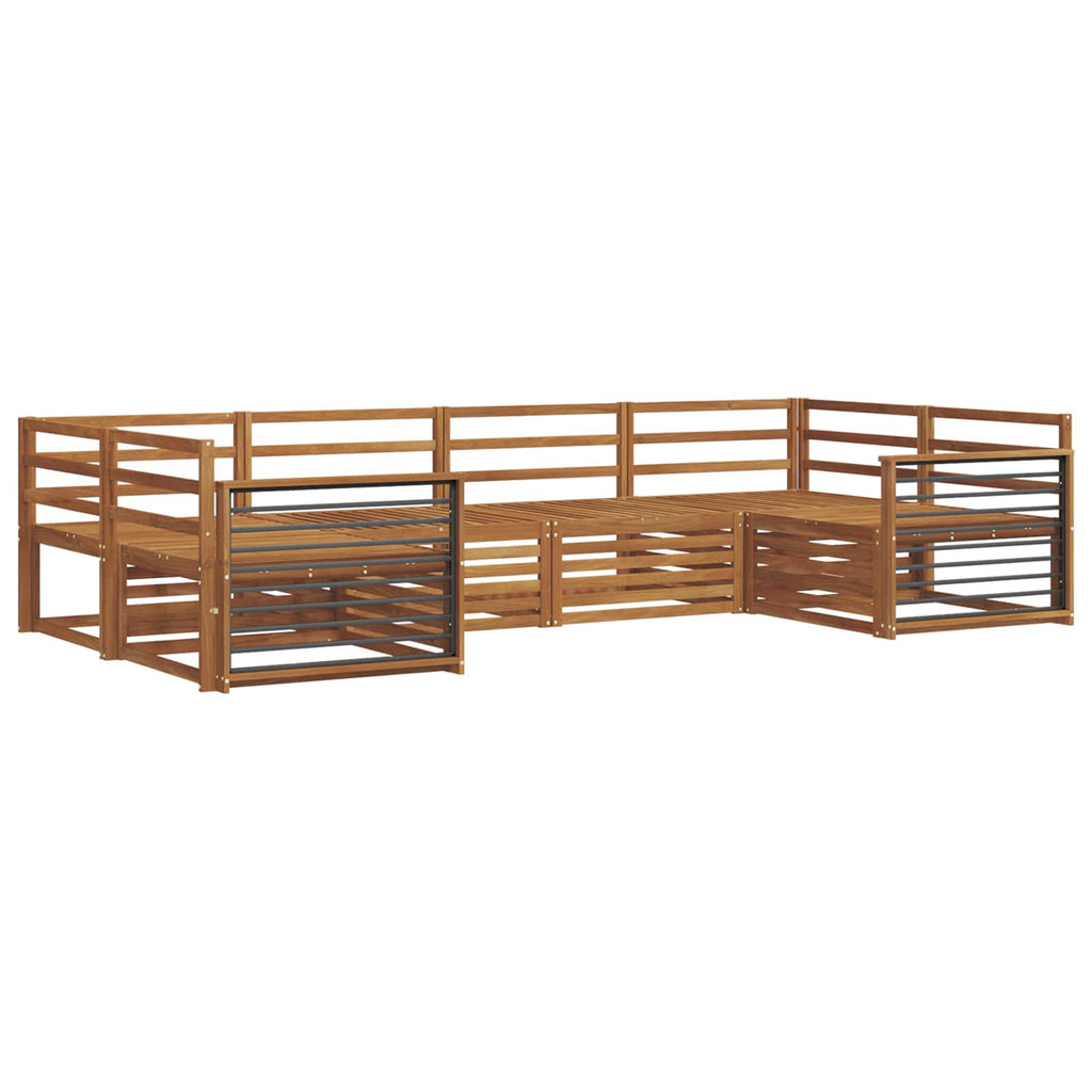 vidaXL Zestawy sof 6 pcs Naturalny Lite Drewno Akacji