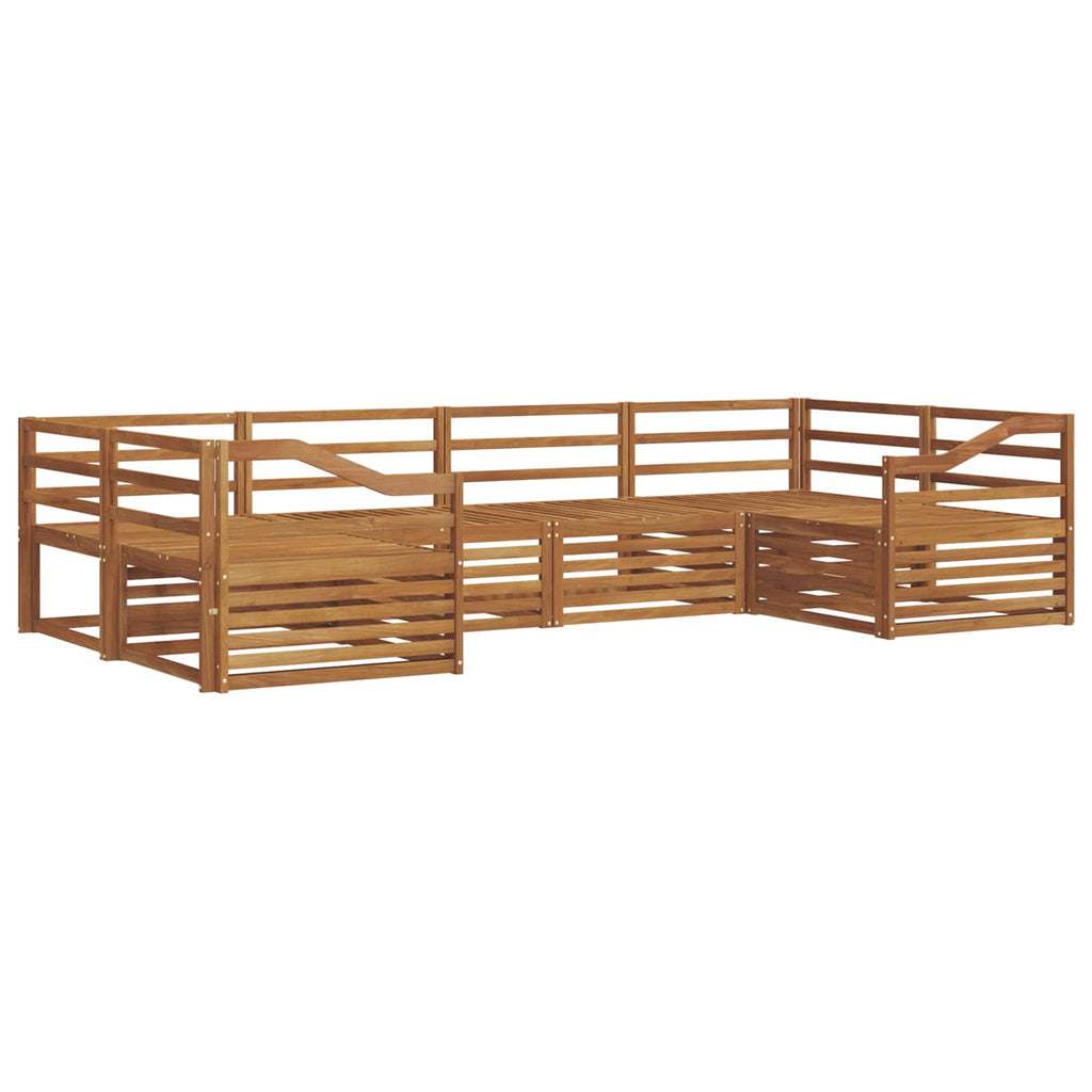 vidaXL Zestaw sof na zewnątrz 6 pcs Naturalny