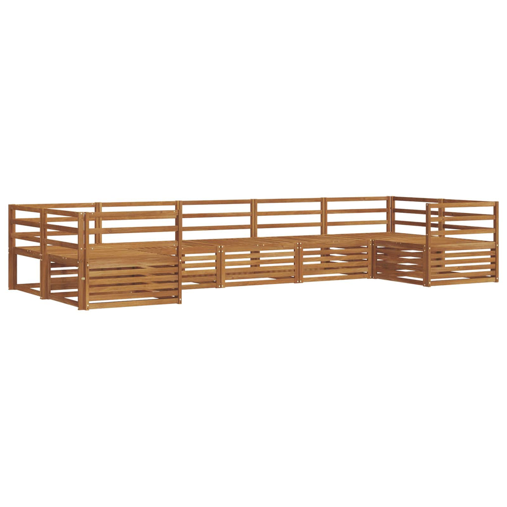 vidaXL Zestaw sof na zewnątrz 7 pcs Naturalny