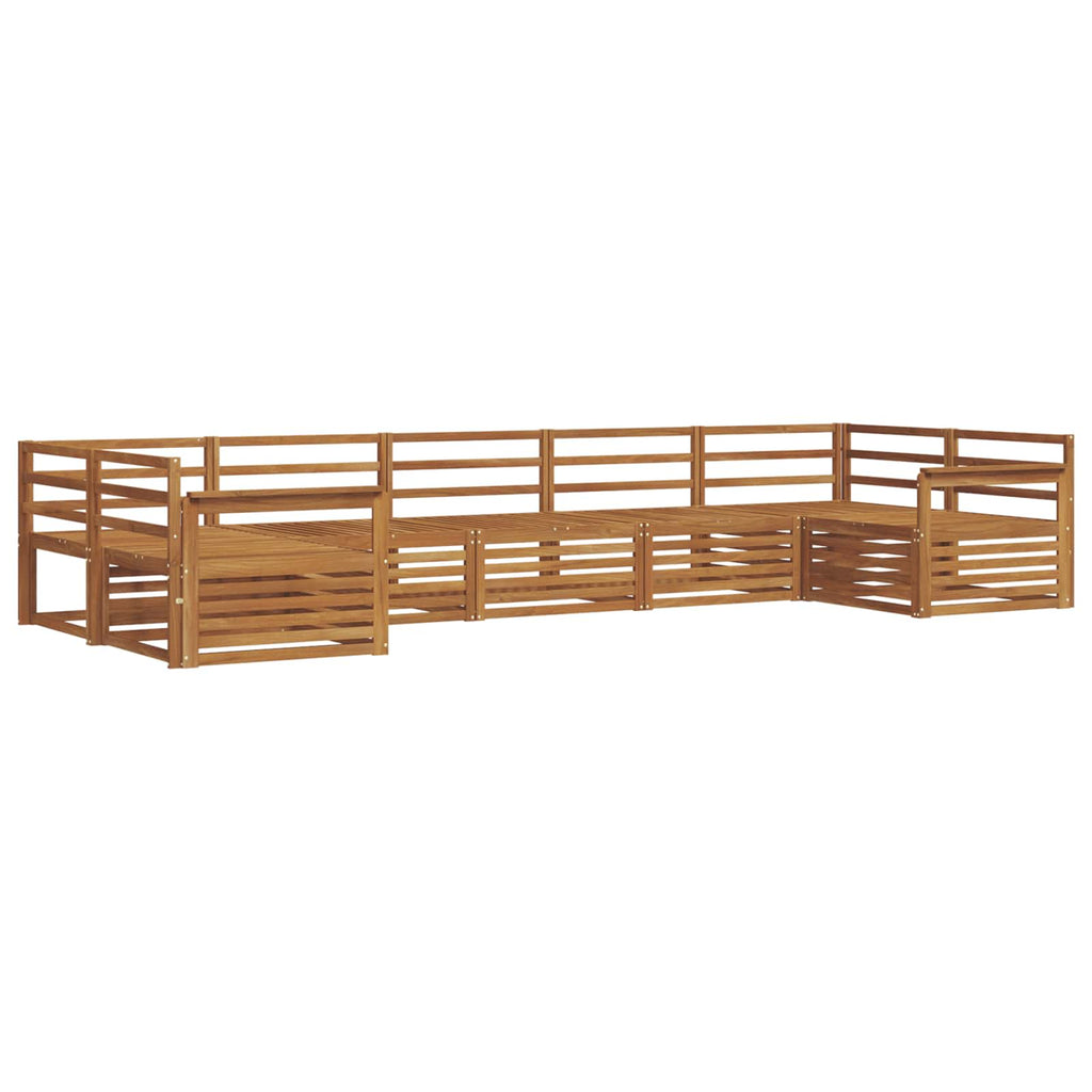 vidaXL Zestaw sof na zewnątrz 7 pcs Naturalny