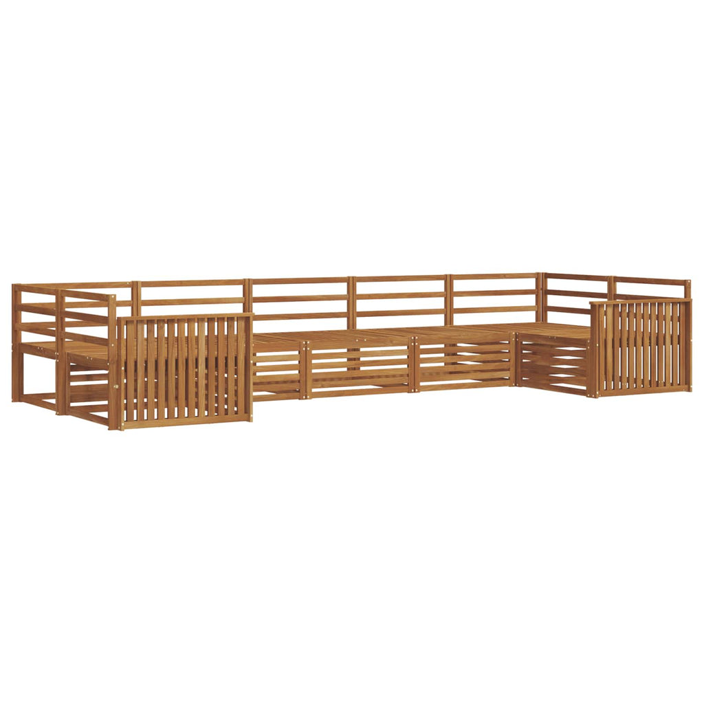 vidaXL Zestaw sof na zewnątrz 7 pcs Naturalny