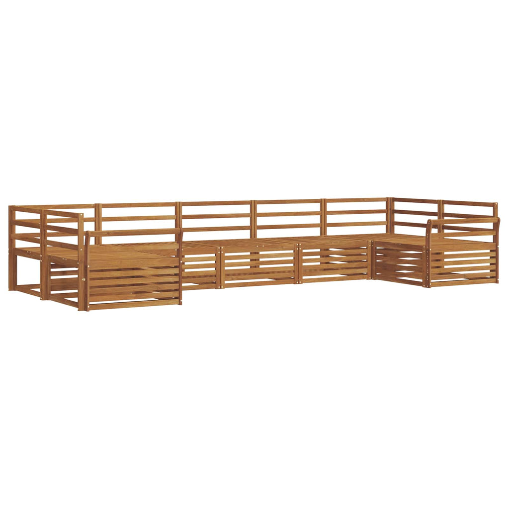 vidaXL Zestaw sof na zewnątrz 7 pcs Naturalny
