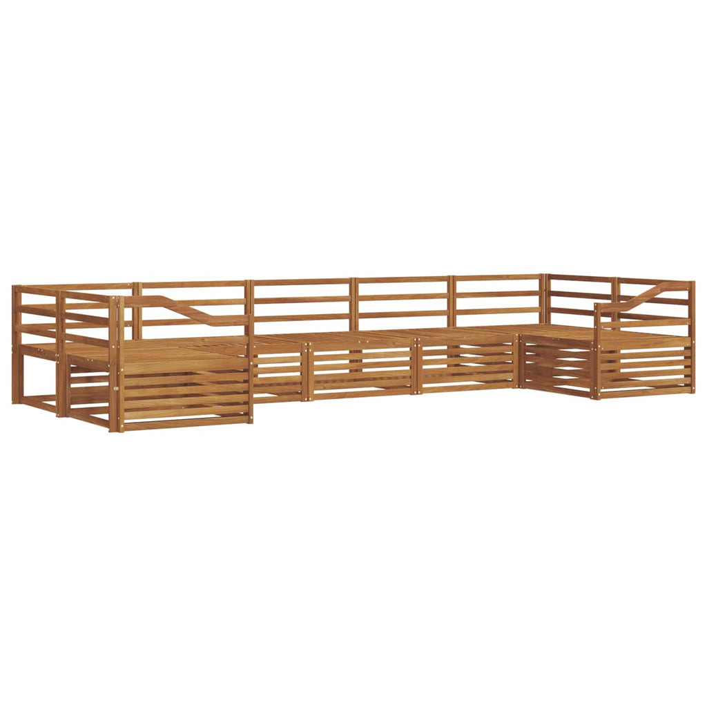 vidaXL Zestaw sof na zewnątrz 7 pcs Naturalny