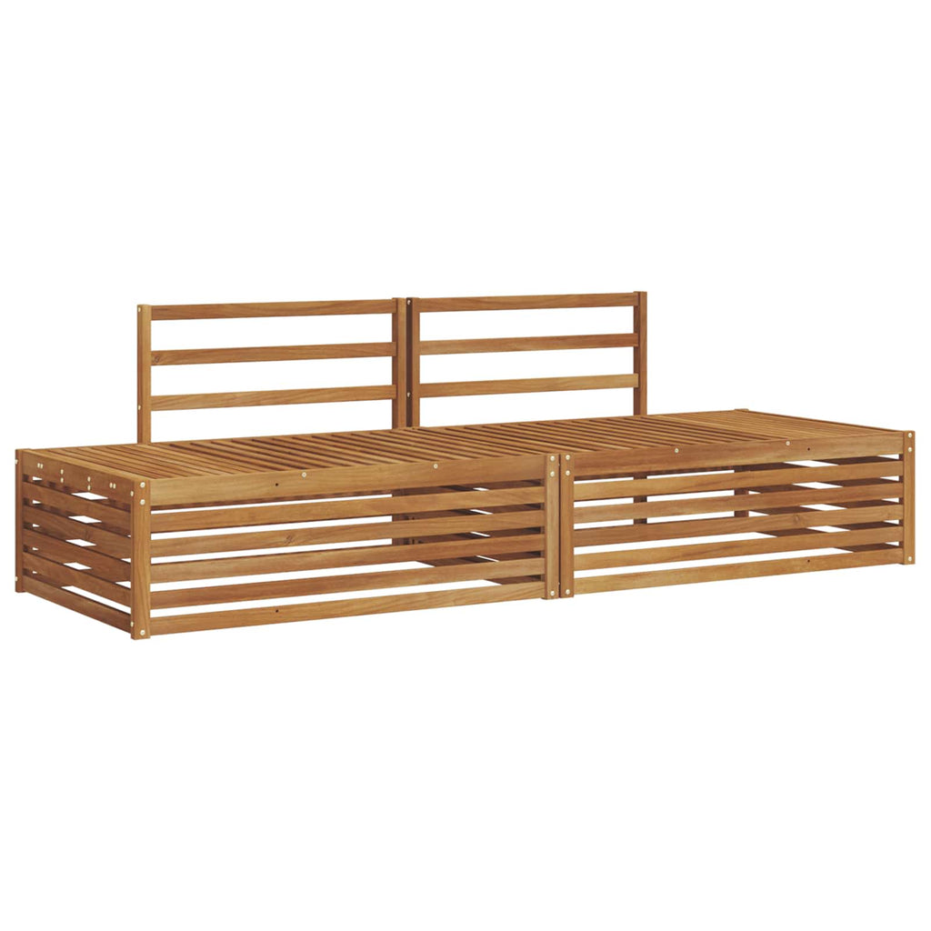 vidaXL Zestaw sof na zewnątrz Naturalny 203,5 x 83 x 73 cm