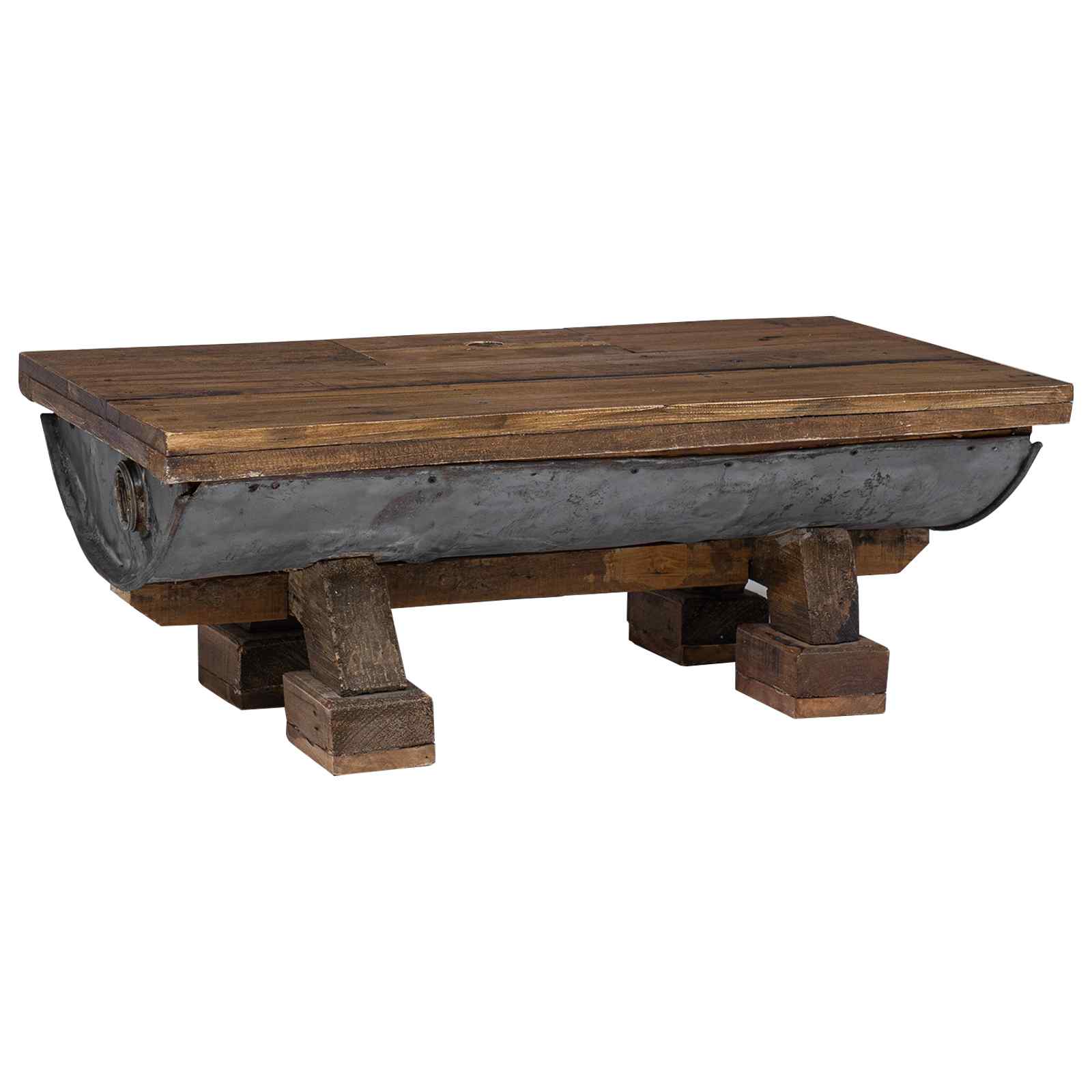 vidaXL Stolik kawowy Naturalny 90 x 50 x 35 cm drewno