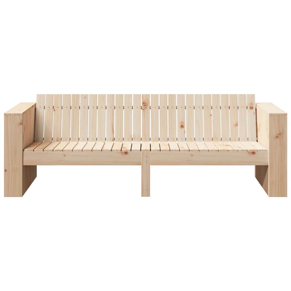 vidaXL Sofa Ogrodowa Naturalny 185,5 x 60 x 62 cm Lite drewno sosnowe