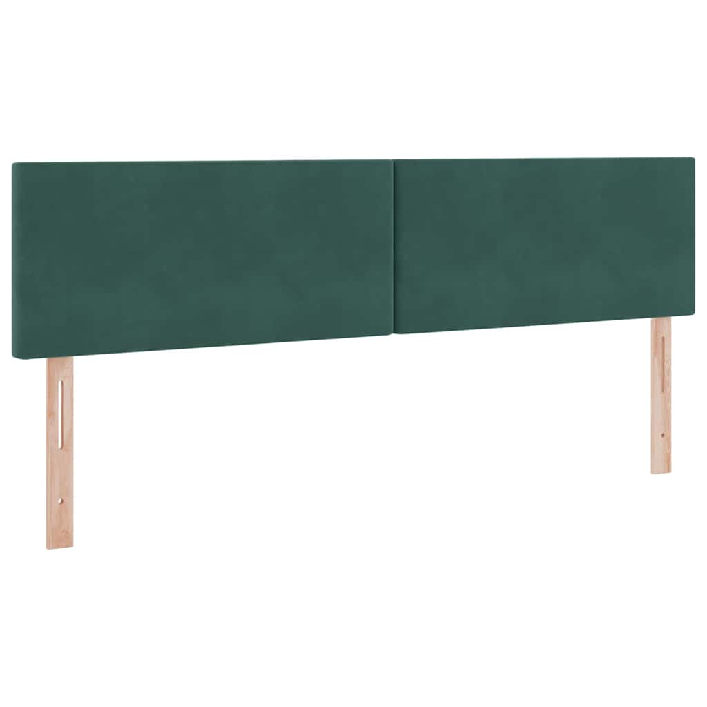 vidaXL Łóżko z miejscem do przechowywania Ciemna zieleń 180 x 200 cm