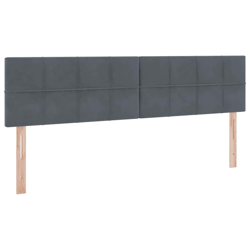 vidaXL Łóżko z miejscem do przechowywania Ciemnoszary 180 x 200 cm