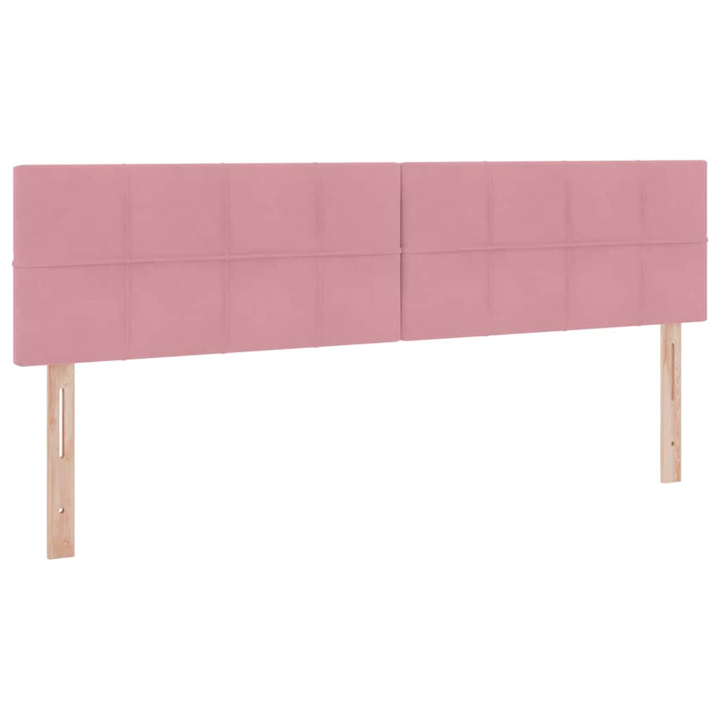 vidaXL Łóżko z miejscem do przechowywania Różowy 180 x 200 cm Aksamit