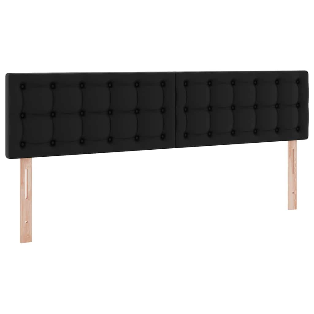 vidaXL Łóżko z miejscem do przechowywania Czarny 200 x 200 cm
