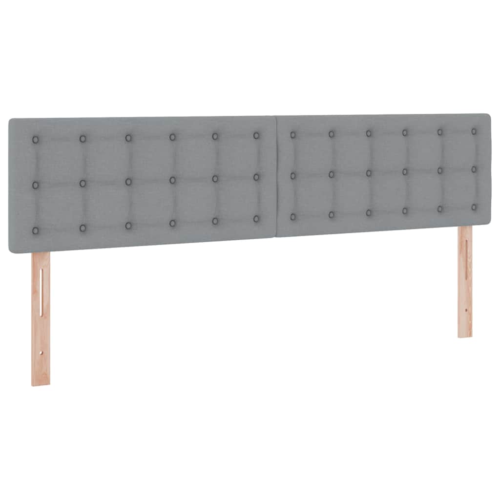 vidaXL Łóżko z miejscem do przechowywania Jasnoszary 180 x 200 cm