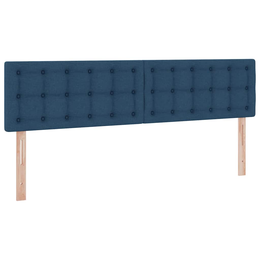 vidaXL Łóżko z miejscem do przechowywania Niebieski 200 x 200 cm