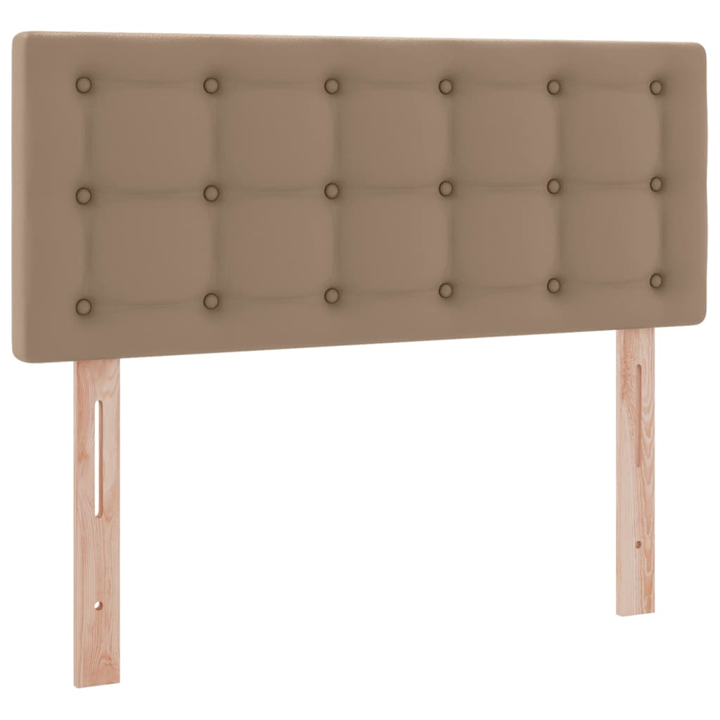 vidaXL Łóżko z miejscem na przechowywanie i LED Kawowy 120 x 200 cm