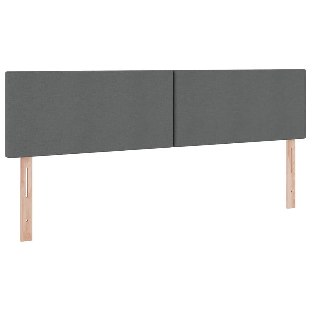 vidaXL Łóżko z funkcją przechowywania LED z materacem ciemnoszary