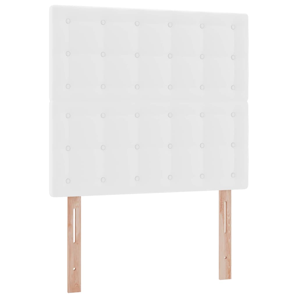vidaXL Łóżko z miejscem do przechowywania Czysta Biała 100 x 200 cm