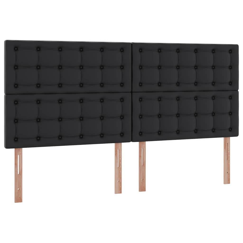 vidaXL Łóżko z miejscem do przechowywania Czarny 200 x 200 cm