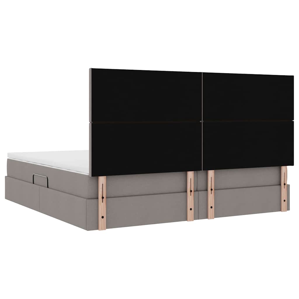 vidaXL Łóżko z miejscem na przechowywanie i materacem 200 x 200 cm