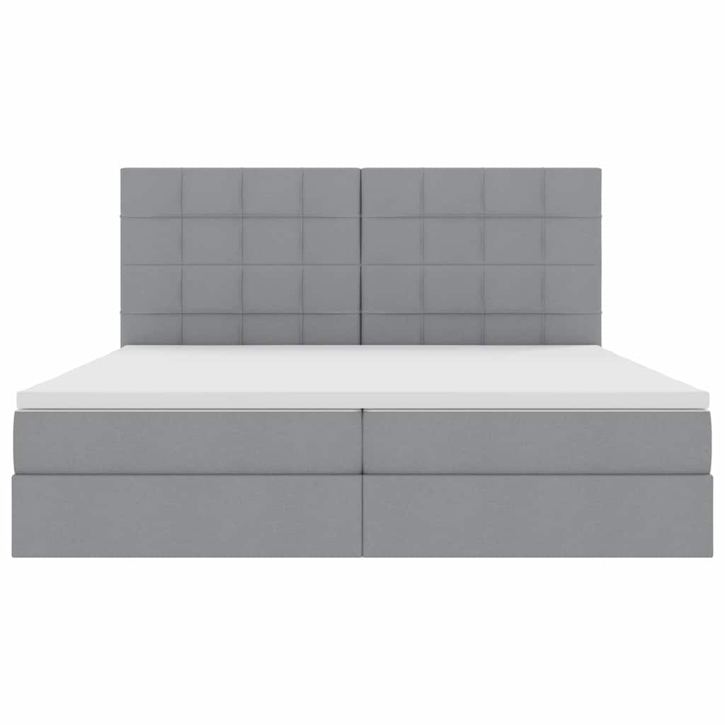 vidaXL Łóżko z miejscem na przechowywanie i materacem 200 x 200 cm