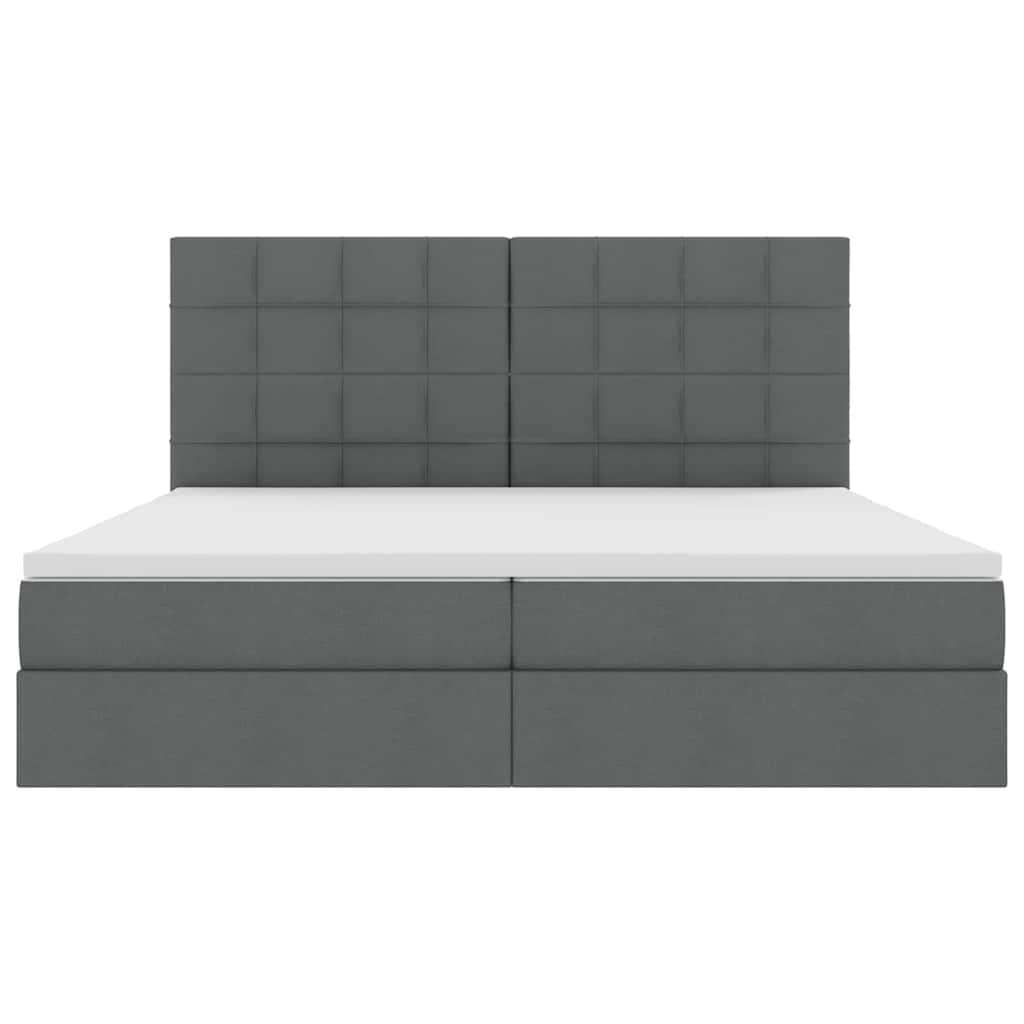 vidaXL Łóżko z miejscem na przechowywanie i materacem 200 x 200 cm