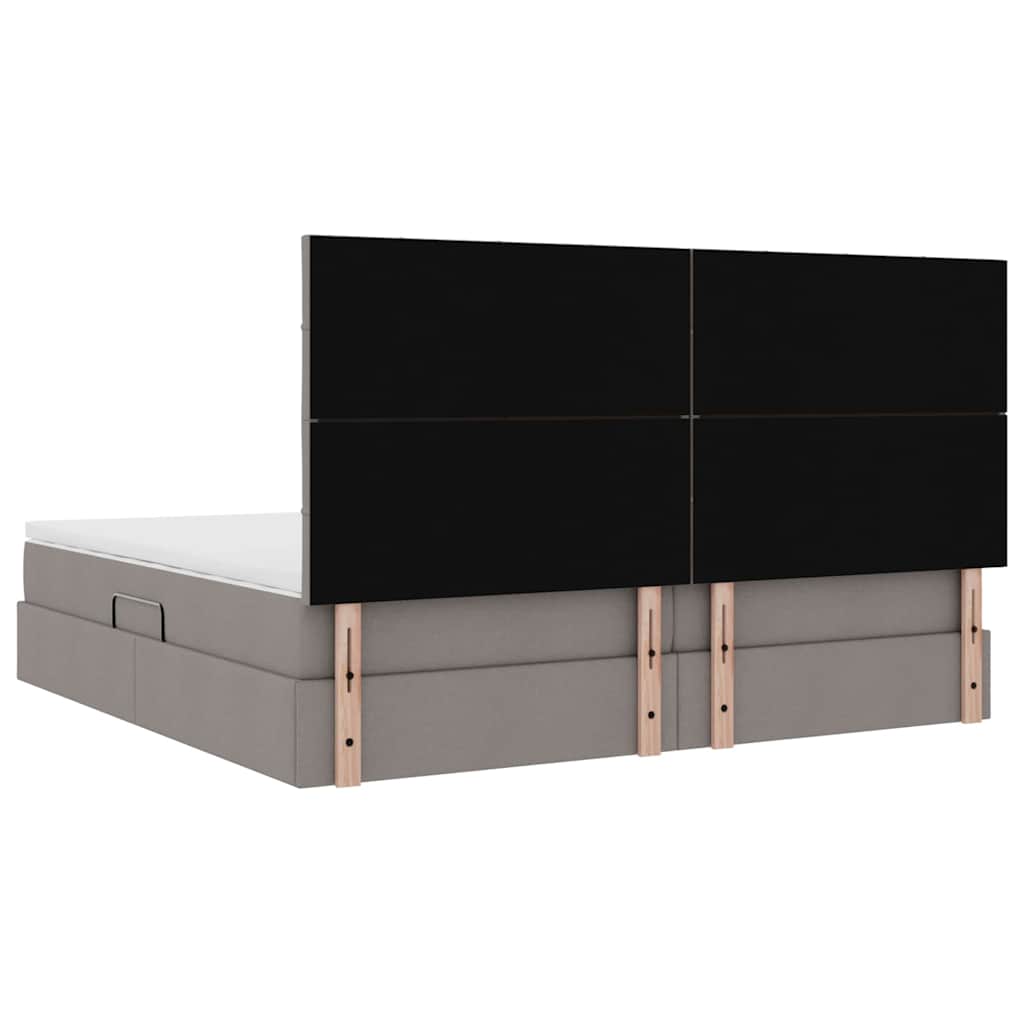 vidaXL Łóżko z miejscem na przechowywanie i materacem 200 x 200 cm