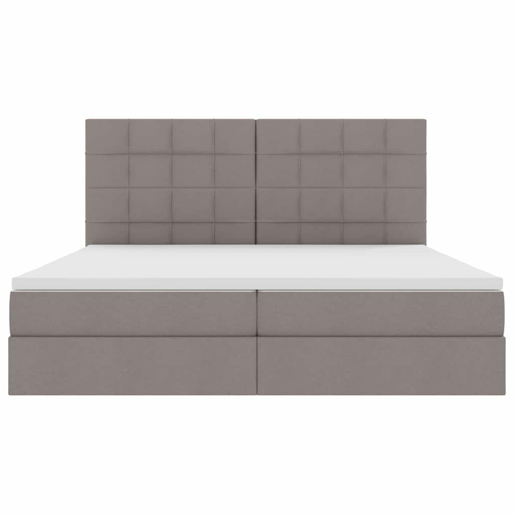 vidaXL Łóżko z miejscem na przechowywanie i materacem 200 x 200 cm