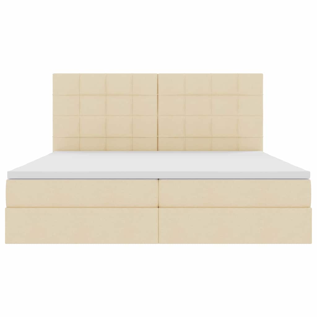 vidaXL Łóżko z miejscem na przechowywanie i materacem 200 x 200 cm