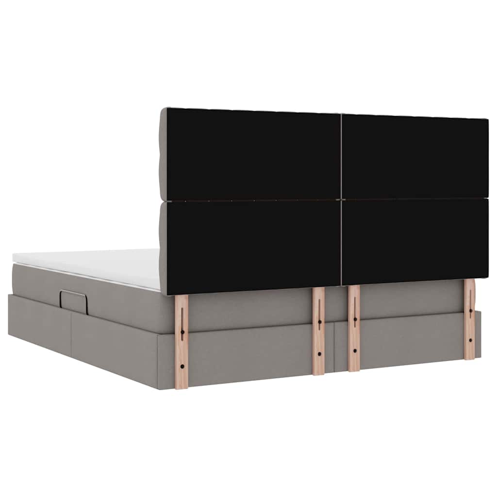 vidaXL Łóżko z miejscem na przechowywanie i materacem 160 x 200 cm