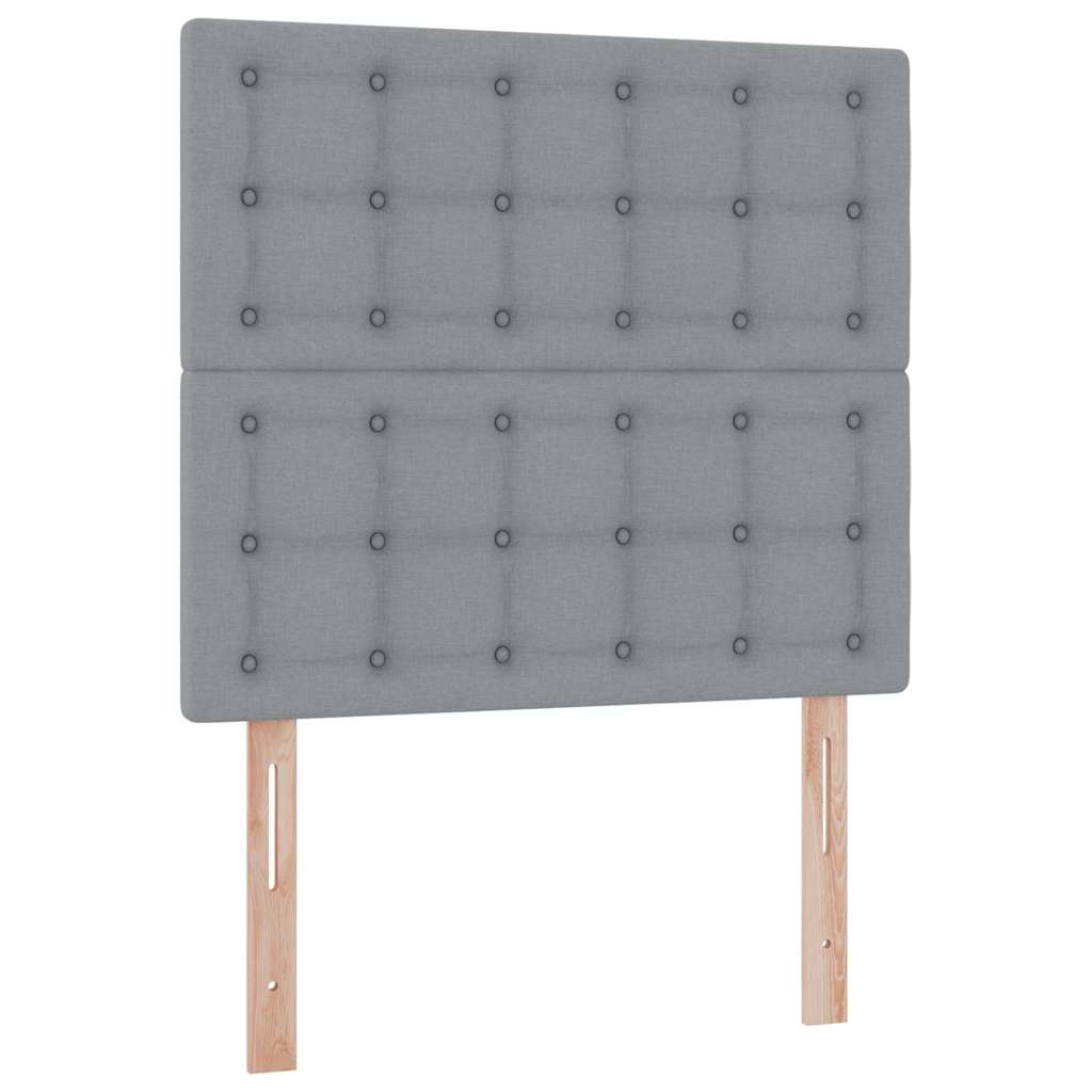vidaXL Łóżko z miejscem na przechowywanie i materacem 90 x 200 cm