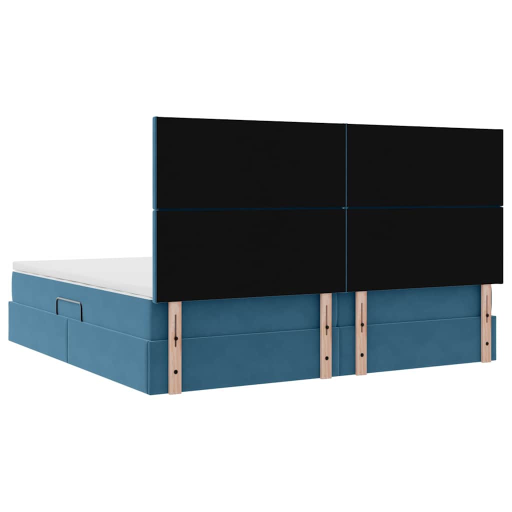 vidaXL Łóżko z miejscem na przechowywanie i materacem 200 x 200 cm