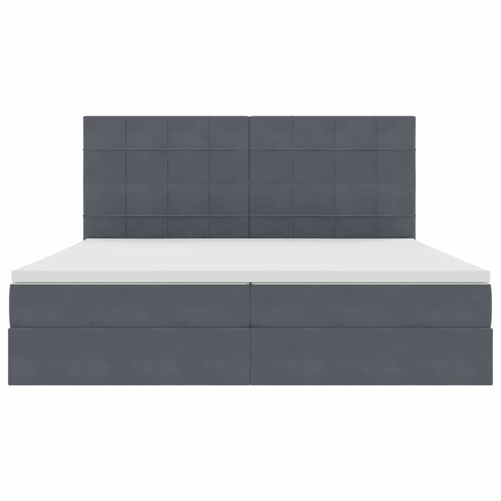 vidaXL Łóżko z miejscem na przechowywanie i materacem 200 x 200 cm