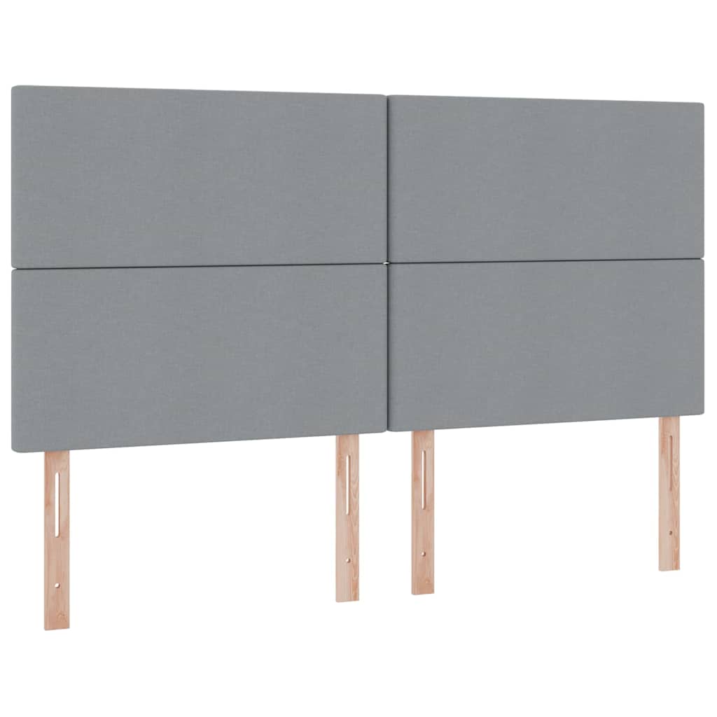 vidaXL Łóżko z miejscem do przechowywania jasnoszary 180 x 200 cm