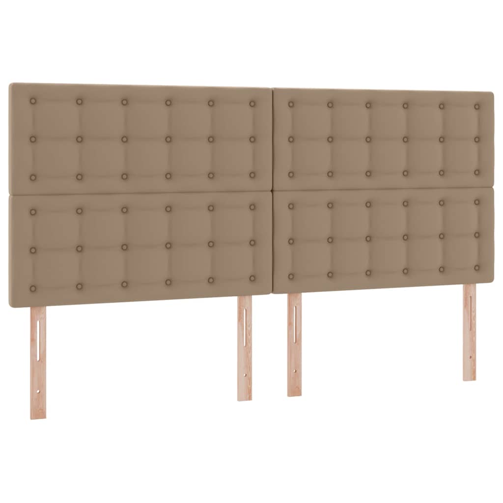 vidaXL Łóżko z miejscem na przechowywanie i LED Kawowy 200 x 200 cm