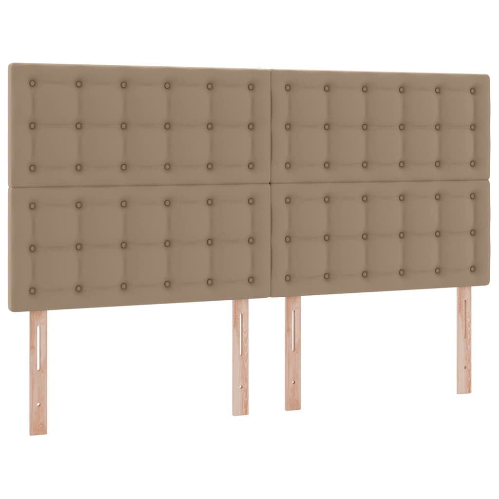 vidaXL Łóżko z miejscem na przechowywanie i LED Kawowy 180 x 200 cm