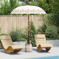 vidaXL Baliński Parasol z Bazą Kremowy 185 x 185 x 260 cm