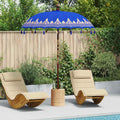 vidaXL Baliński Parasol z Bazą Niebieski 185 x 185 x 260 cm