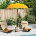 vidaXL Baliński Parasol z Bazą Żółty 185 x 185 x 260 cm