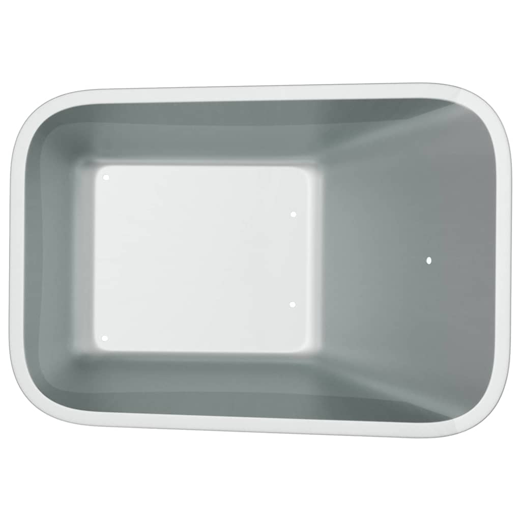 vidaXL Zastąpienie tacy widlaka Srebrny 88 x 60 x 32 cm Stal
