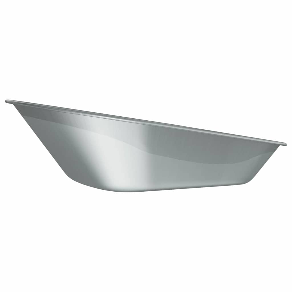 vidaXL Zastąpienie tacy widlaka Srebrny 90 x 63 x 28 cm Stal